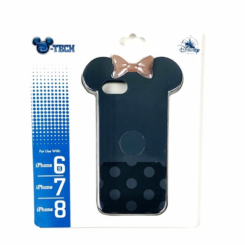 Disney Parks Iphone 6s 7 8 Case Cover Minnie Mouse 3d Ears Briar Rose Gold Bow Ebay