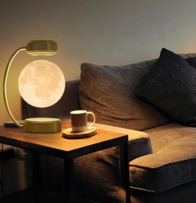 levitating moon lamp