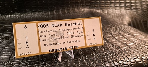 Russ Chandler Stadium 03-11 Georgia Tech NCAA Baseball Tickets Atlanta Regional - Picture 59 of 183