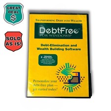 Debt Free Windows PC CD ROM Debt Elimination Wealth Building Software.