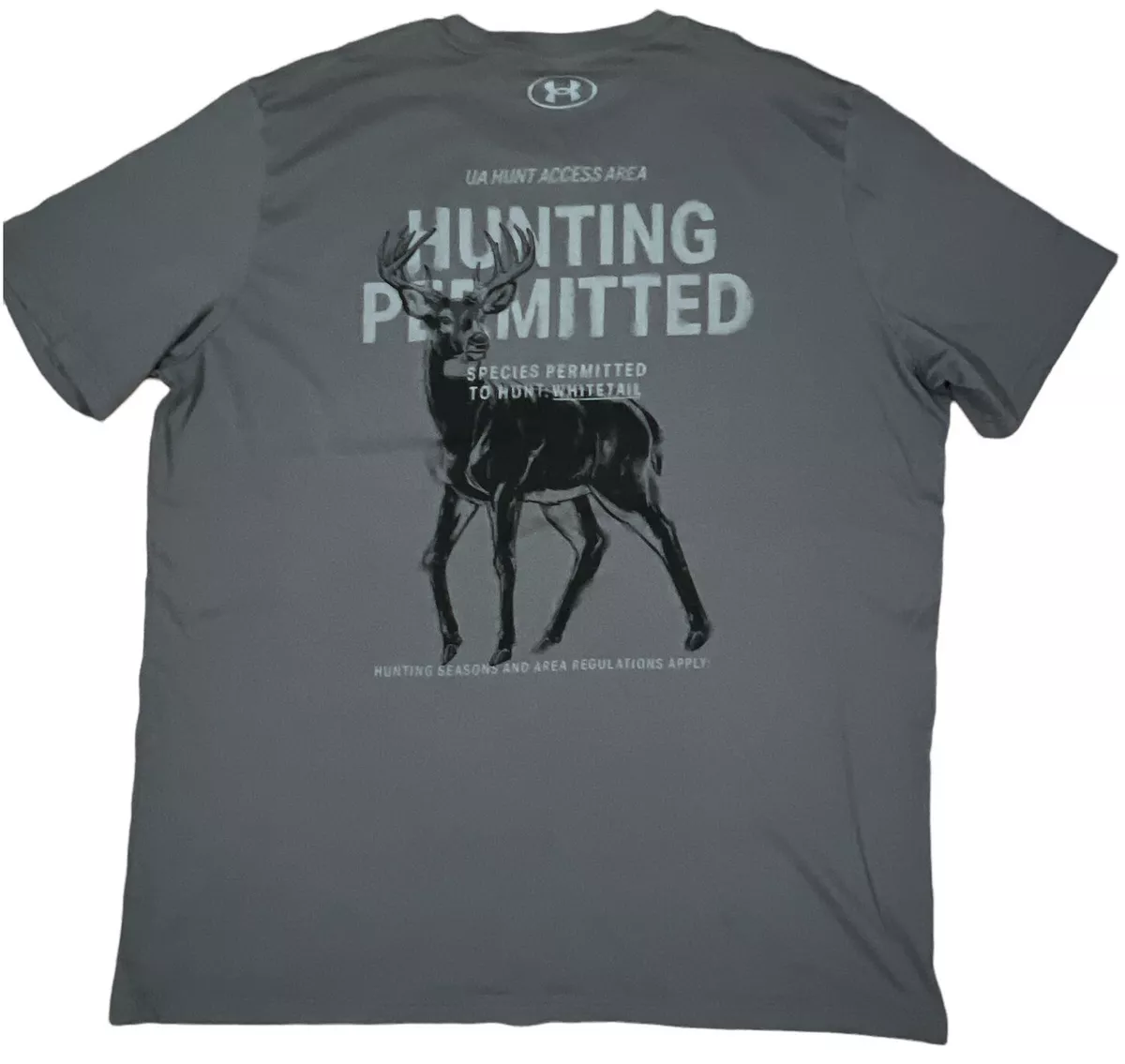 UNDER ARMOUR hunting Shirt XL gray short sleeve eBay