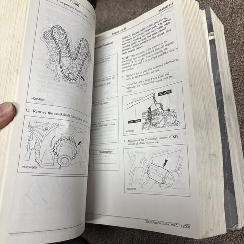 2009 Ford Fusion, Milan, MKZ Shop Service Repair Manual OEM Volume 1 & 2 - Picture 4 of 8