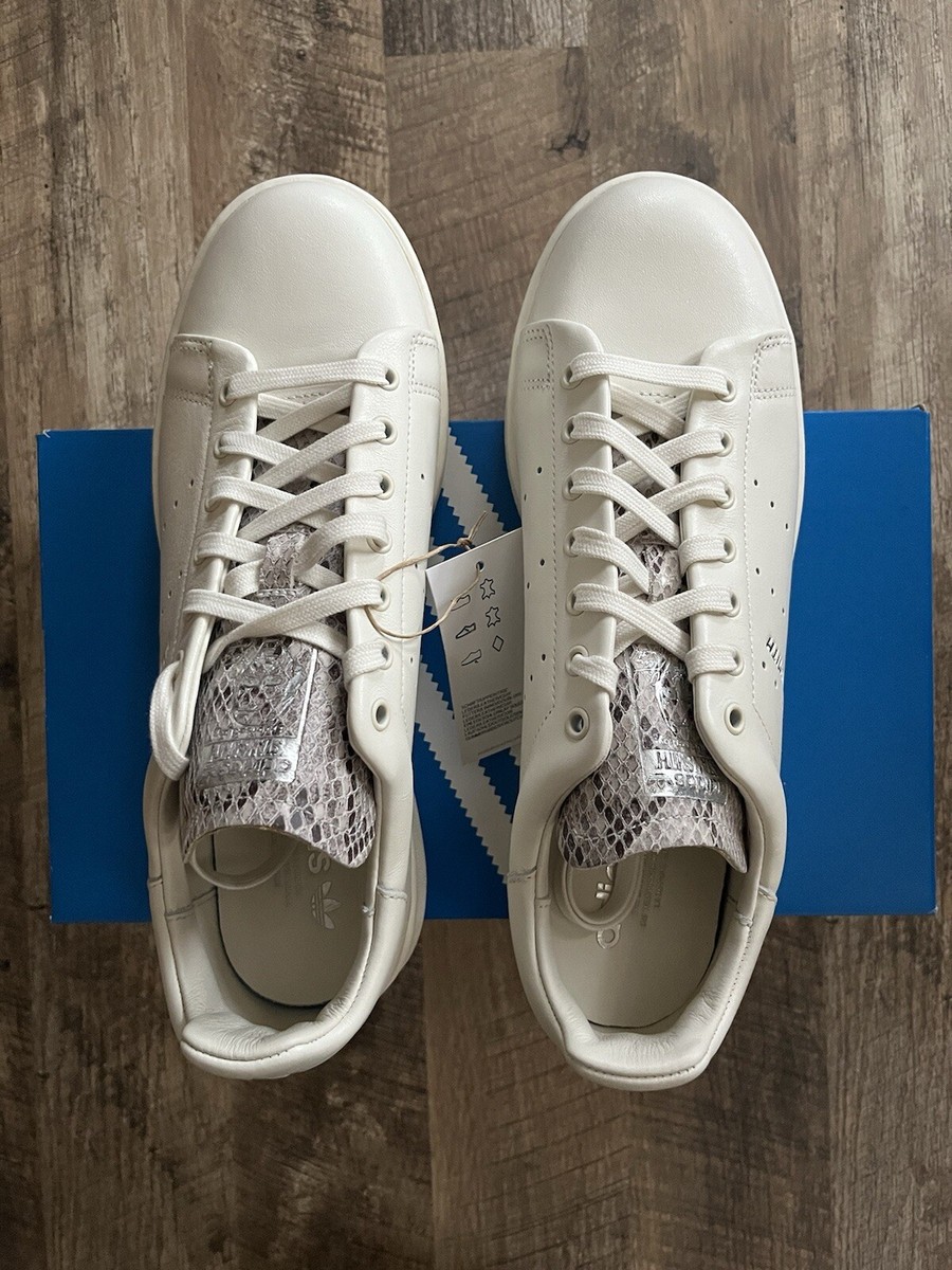 New Adidas Stan Smith Lux Off-White Snakeskin Men's Premium