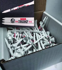 New 3 1/4" Trump MAGA Pride Evolution Performance PTS 3.25" Golf Tees