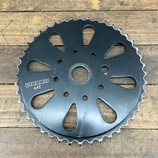 Voxom BMX Sprocket 44 Tooth Old School BMX Chainring 44t Nirve Black Alloy