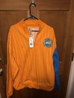 Men's Adidas FA BLOCK SWEATSHIRT Casual World Comfort Neon Orange Size XXL $130