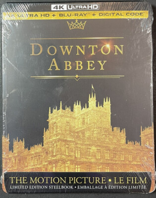 Downton Abbey The Motion Picture [ Limited Edition STEELBOOK ] (4K Ultra HD) NEW