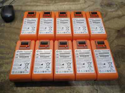 LOT of 10 Powerheart G5 Intellisense Battery AED Cardiac Science UNTESTED