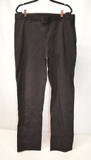 NWT Quince Ultra Stretch Ponte Straight Leg Black Pants Size Large