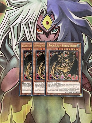 SDSA-DE043 x3 Hamon, Herr des schlagenden Donners Ultra Top Zustand Yugioh