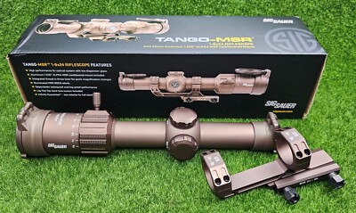 Sig Sauer #SOTM81200 TANGO-MSR 1-8x24 Illum BDC8 SFP Coyote Tan