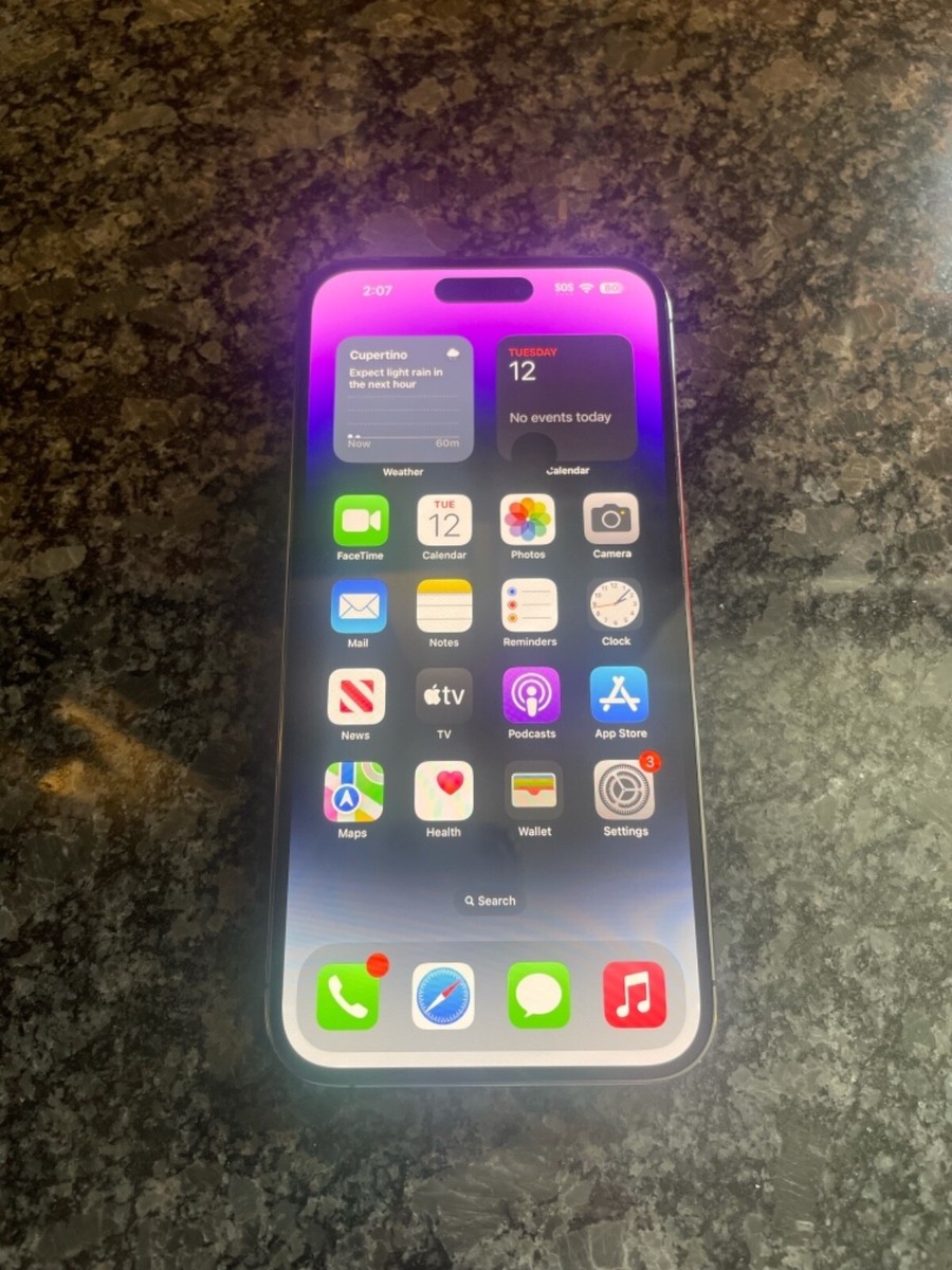READ DESCRIPTION* Apple iPhone 14 Pro Max - 128 GB - Purple