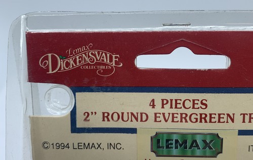 LEMAX JUEGO DE 4 PIEZAS ÁRBOL DE HOJA PERENNE REDONDO 2" - Imagen 4 de 7