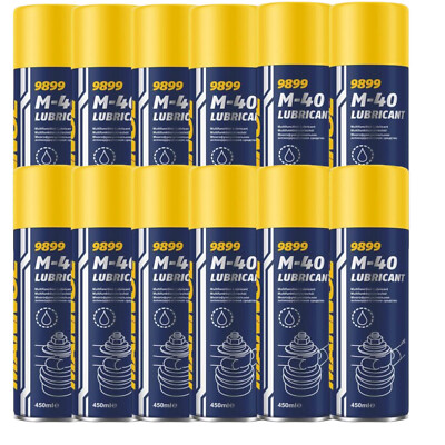 12x450 ml Multifunktionskriechöl Rostlöser MANNOL 9899 M-40 Lubricant Spraydose