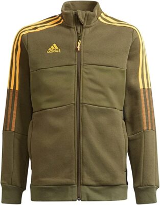 Adidas TIRO TK JK TY WR Unisex Kinder Track Tops , H33673 , Olive grün , Neu
