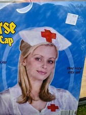 XX 65076 5ct Deluxe Nurse Cap Hat Costume Women