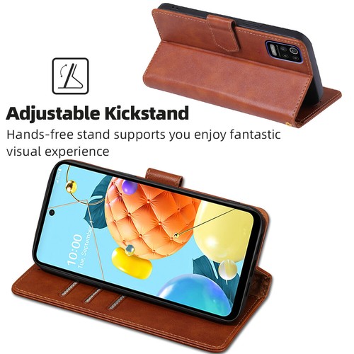 For LG G8X G8 V40 G7 V50S ThinQ Q8 V20 Mini Stylo 4 Wallet Flip Case Stand Cover - Picture 7 of 16