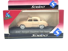Solido 1/43 Metal Diecast 4542 Renault Dauphine Toit Ouvrant