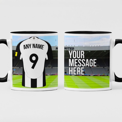 Personalised Newcastle United Mug 2024 2025 Home Mug Football Magpie Fan Mug Mum - Picture 4 of 38