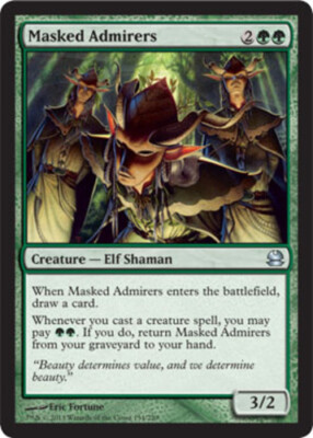 [4x] Masked Admirers - Foil Near Mint, English Modern Masters MTG Magic