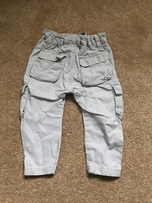 Cargo Pants Next Baby Boy Pants Next Baby Boys Light Linen Grey
