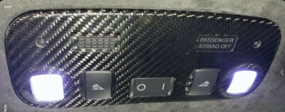 Fits Lamborghini Gallardo Coupe 04-14 Carbon Fiber Interior Doom Light Cover IDC