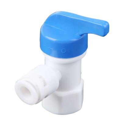 Tank Angle Ball Valve 1/4'' Tube For RO Reverse Osmosis Filter System Purifier