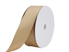 Jesep One Roll 50 Yards Khaki Soild Grosgrain Ribbon 1-1/2 inch Boutique Gift...
