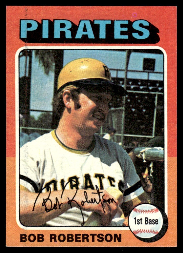 1975 Topps Mini Bob Robertson Pittsburgh Pirates #409