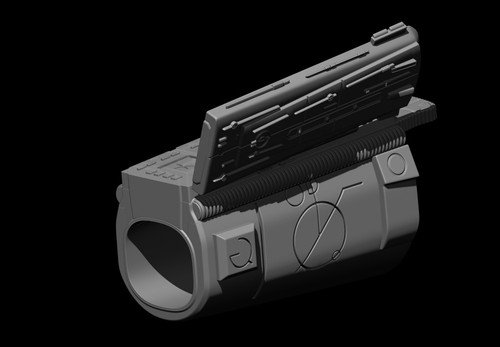 Predator Gauntlet Forearm Left scale 1:1 File STL-OBJ for 3D printer - 第 5/18 張圖片