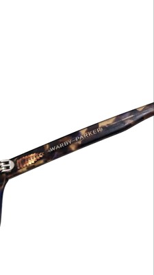 Warby Parker Womens Eyeglasses Finch 252 Tortoise w/ Blue  display picture 1