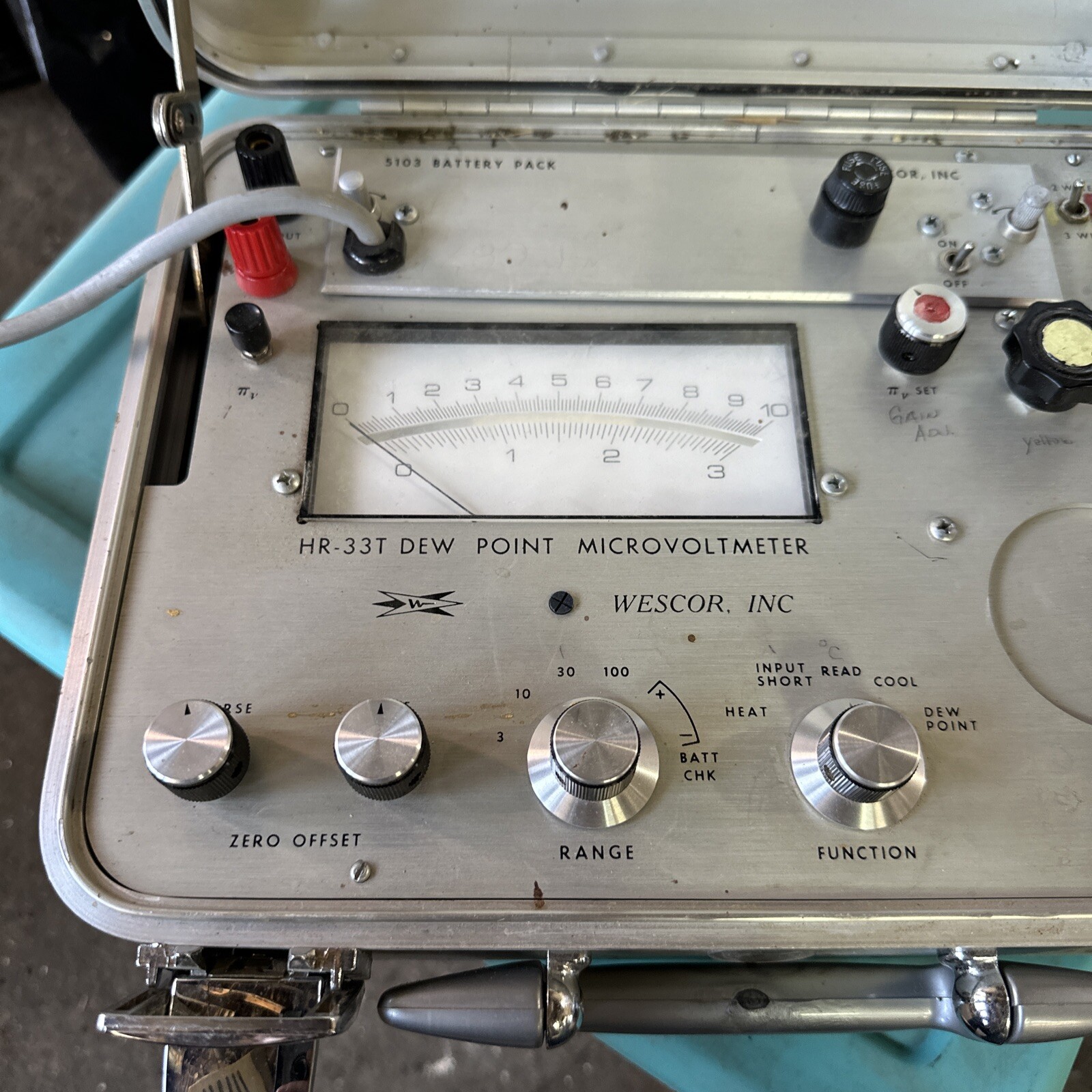 Wescor HR-33T Dew Point Microvolt Meter AS IS Powers On | eBay