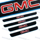 For 4PCS BlackGMCBlue Rubber Car Door Scuff Sill Cover Panel Step Protector