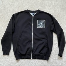 Divided H&M Mens Large Black Sweatshirt Jacke...