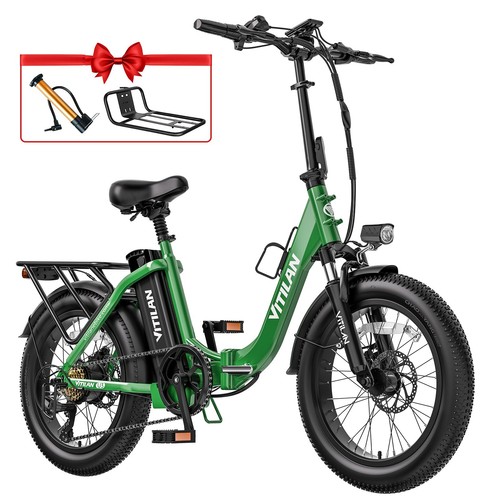 Vitilan U3 48V 13AH E-Bike 20"Folding E-Bike Fattire 45km/h E-Mountain Bike - Picture 2 of 10
