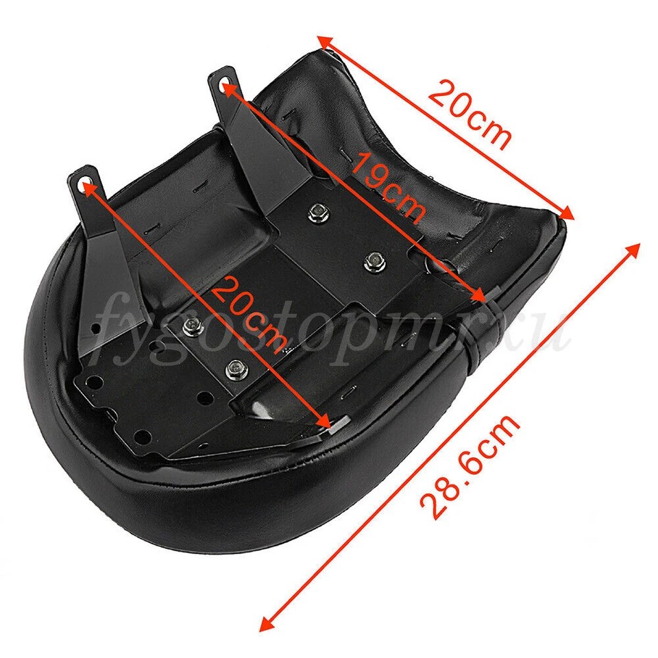 Motorcycle Passenger Rear Backrest Black Seat Sissy For Victory High-Ball Vegas - Image 2 of 4