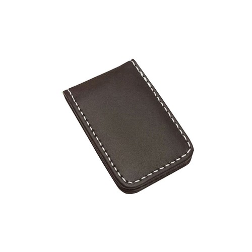 Black/Brown/Coffee Leather Magnetic Slim Pocket Money Clip Holder Universal - Picture 13 of 13