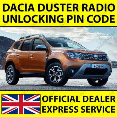 ✅DACIA DUSTER CAR RADIO NAVIGATION UNLOCKING PIN CODE FAST & RELIABLE✅ - Image 1 of 4