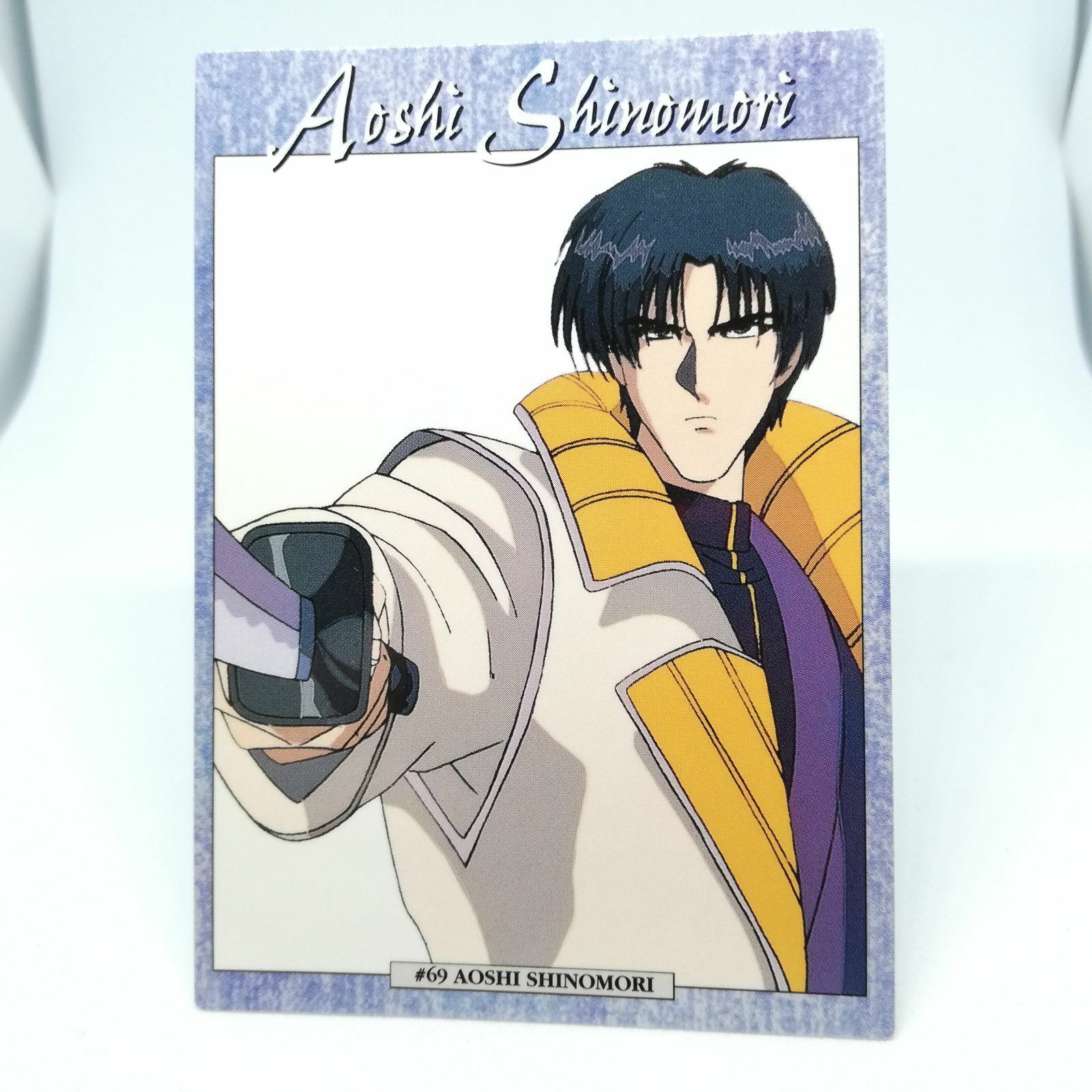 80 Shinomori aoshi Rurouni Kenshin Samurai X Card DASS Masters Anime MAGAZIN