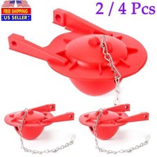 2/4Pcs Toilet Flapper Ultra High Performance Universal Flapper 3inch Flush Valve
