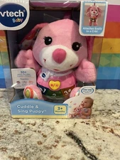 Vtech Baby Unisex  ~Cuddle & Sing Puppy 30+ Songs Melodies Sounds Phrases -NEW