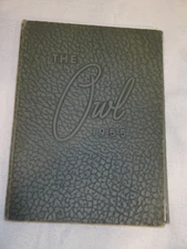 1955  THE OWL  IRONTON, OHIO  HIGH SCHOOL YEARBOOK GOOD SHAPE VINTAGE