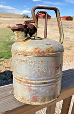 Vintage Justrite Safety 1 Gal. Gas Can