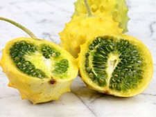 Cetriolo corno tondo - Kiwano - Cucumis metuliferus - 20+ semi - ESOTICO! Cu 011