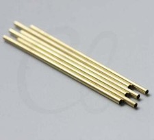 30 Pieces Raw Brass Tube 2x50mm with ID 1.6mm CW-3412C-L-190 