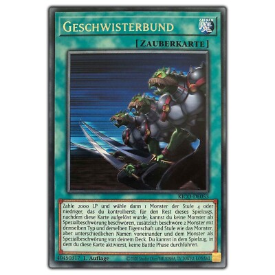 KICO-DE053 Geschwisterbund 1 Aufl. Rare aus King`s Court | eBay