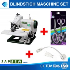 Tragbare Blindstitch Siruba KF500 + 2x TITAN SCHERE + USB LED LAMPE mit Rechnung