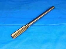 MORSE 23/32 O.D. HSS CHUCKING REAMER 8 FLUTE .7187 ONSIZE MADE IN USA