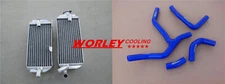 NJ-FOR Honda CRF450R CRF450 2013 13 2014 14 aluminum radiator and HOSE BLUE new