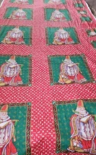 VTG 1992 HTF TEX UNION for DMC Cheryl Ann Johnson St Nicholas Panels 4.75 Yrds